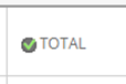 Screenshot of Grade centre column with a green tick next to it.