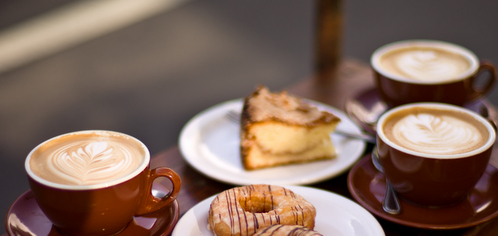 Coffee and pastries