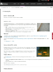 Blackboard course with 2016 theme applied viewed on mobile device.