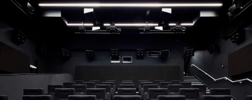 35-seat cinema interior