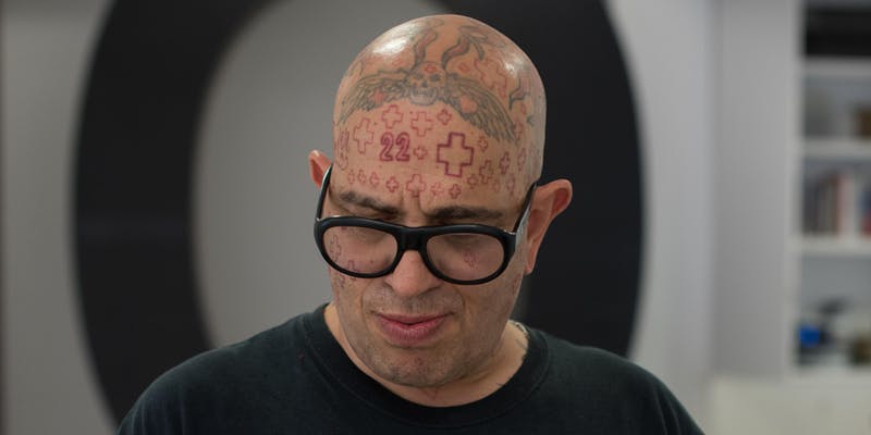 photographic portrait of Franko by Hugo Glendinning 