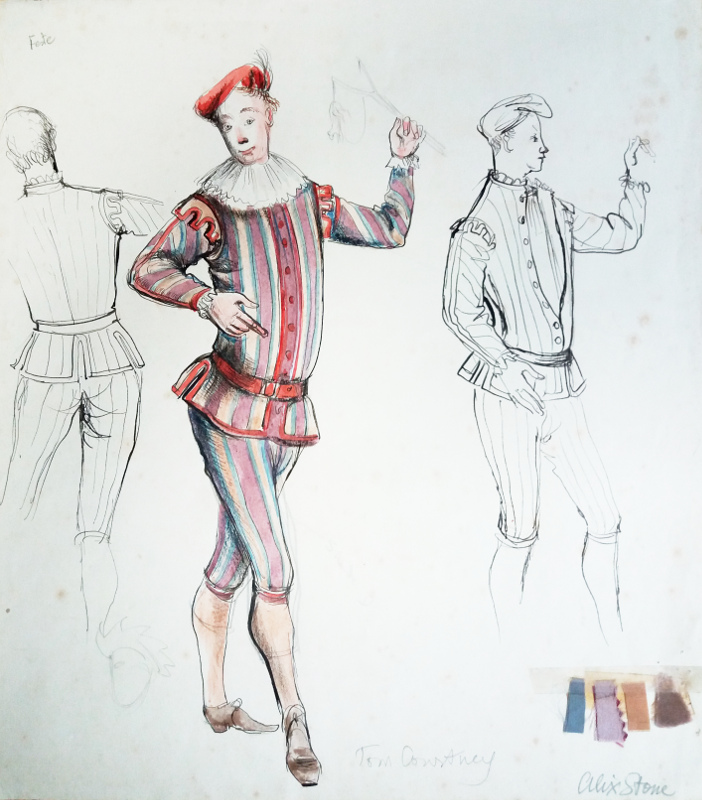 Twelfth Night Feste Costume design