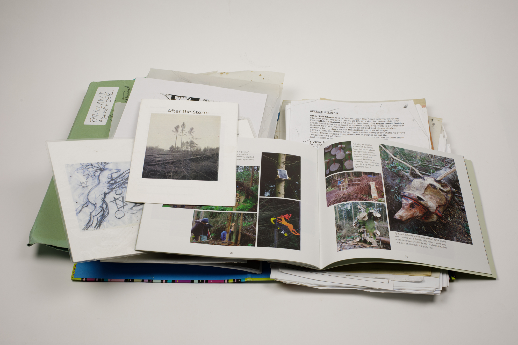 Collage of archive material from Fox & Gill archive