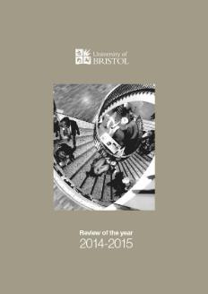 Cover of the Review of the Year 2014-15.