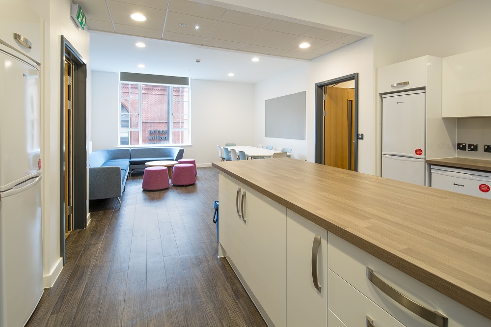 Kitchen and dining space