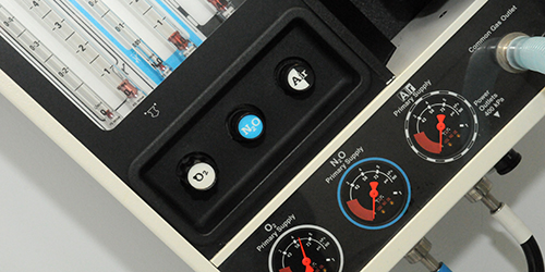 anaesthetic machine controls