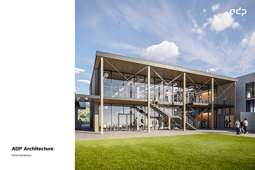 architect impression of external new building