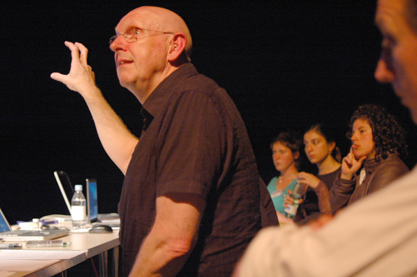 image of mike pearson talking