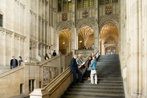 Inside the HH Wills Memorial Building